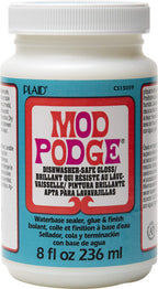 Buy now Mod Podge Dishwasher Safe Waterbased Sealer, Decoupage Glue with Gloss Finish, 8 fl oz (Pack of 3), Clear (CS15059A)- (Pack of 3) at indiglob india