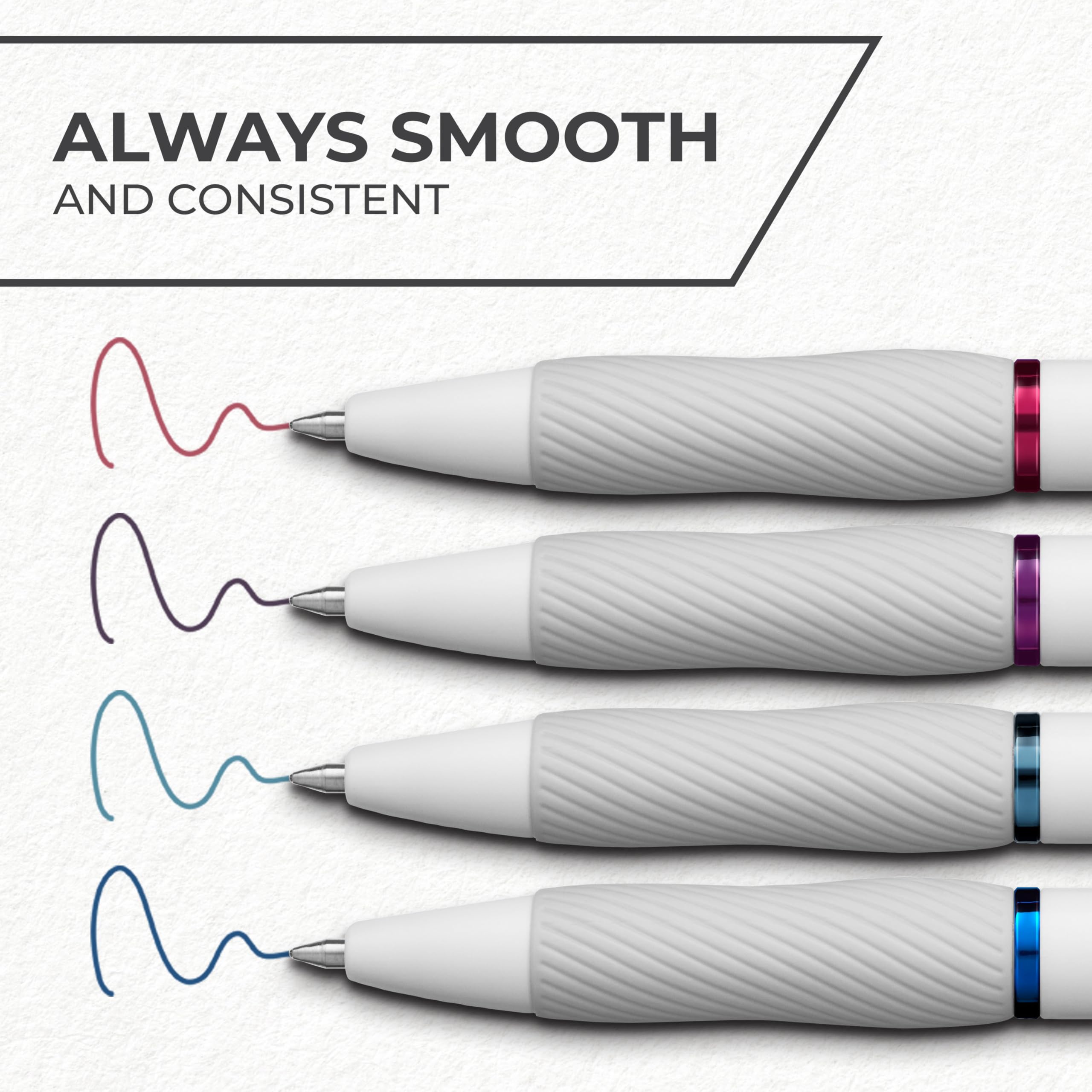 Buy now Sharpie S-G?æl Pens Fashion Barrel Gel Ink Pens Pearl White Body Medium Point (0.7Mm) Writing Coloring Gel For Journaling Bold Jewel Color Assortment 4 Count at indiglob india