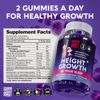 Height Growth Gummies with Melatonin - Kids Sleep Gummies with Ashwagandha