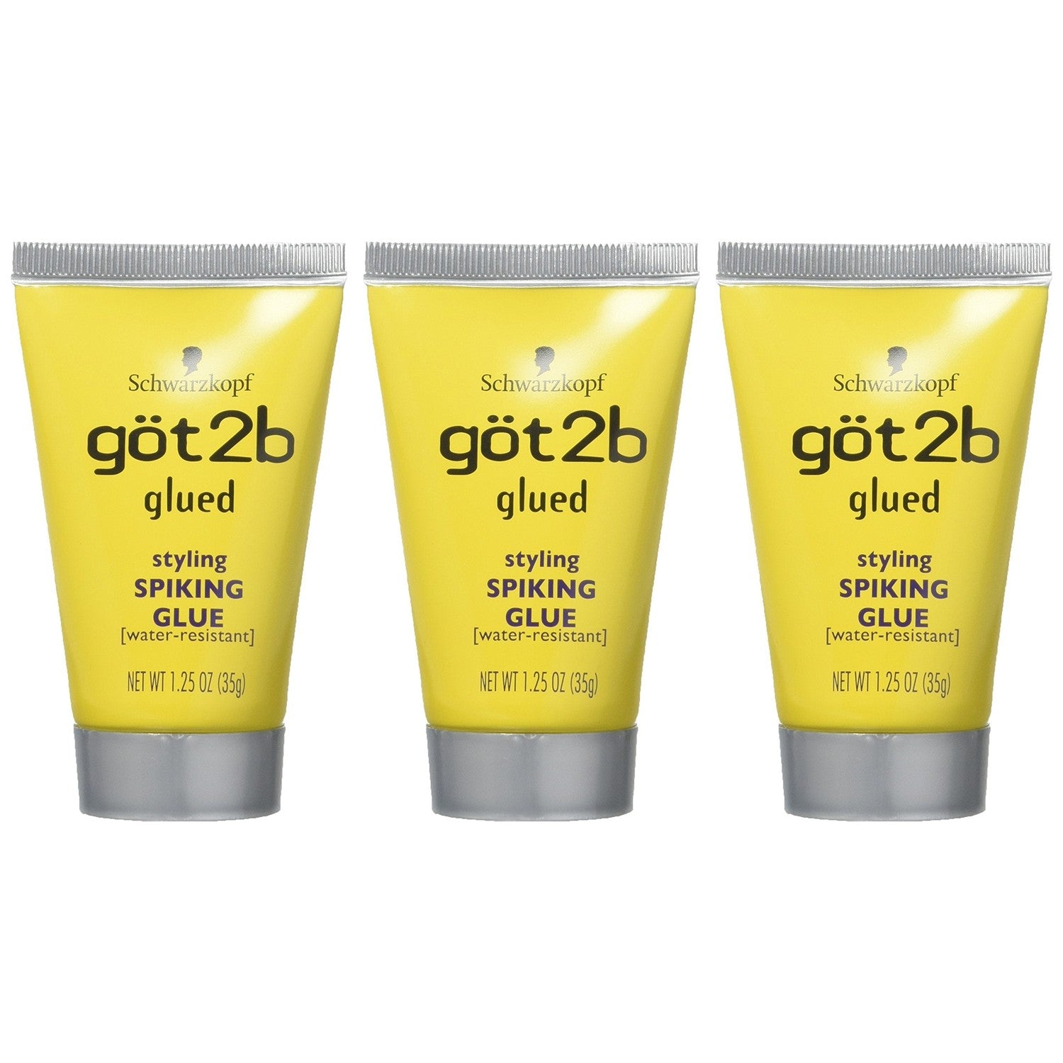 Schwarzkopf got2b Glued Styling Spiking Glue 1.25 oz (Pack of 3)