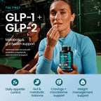 GLP-1 Support Supplement for Weight Management & Appetite Control for Men & Women – With Akkermansia, Berberine, Inulin, EGCG, Probiotics & Polyphenols for Gut Health, Digestion, Hunger & Cravings