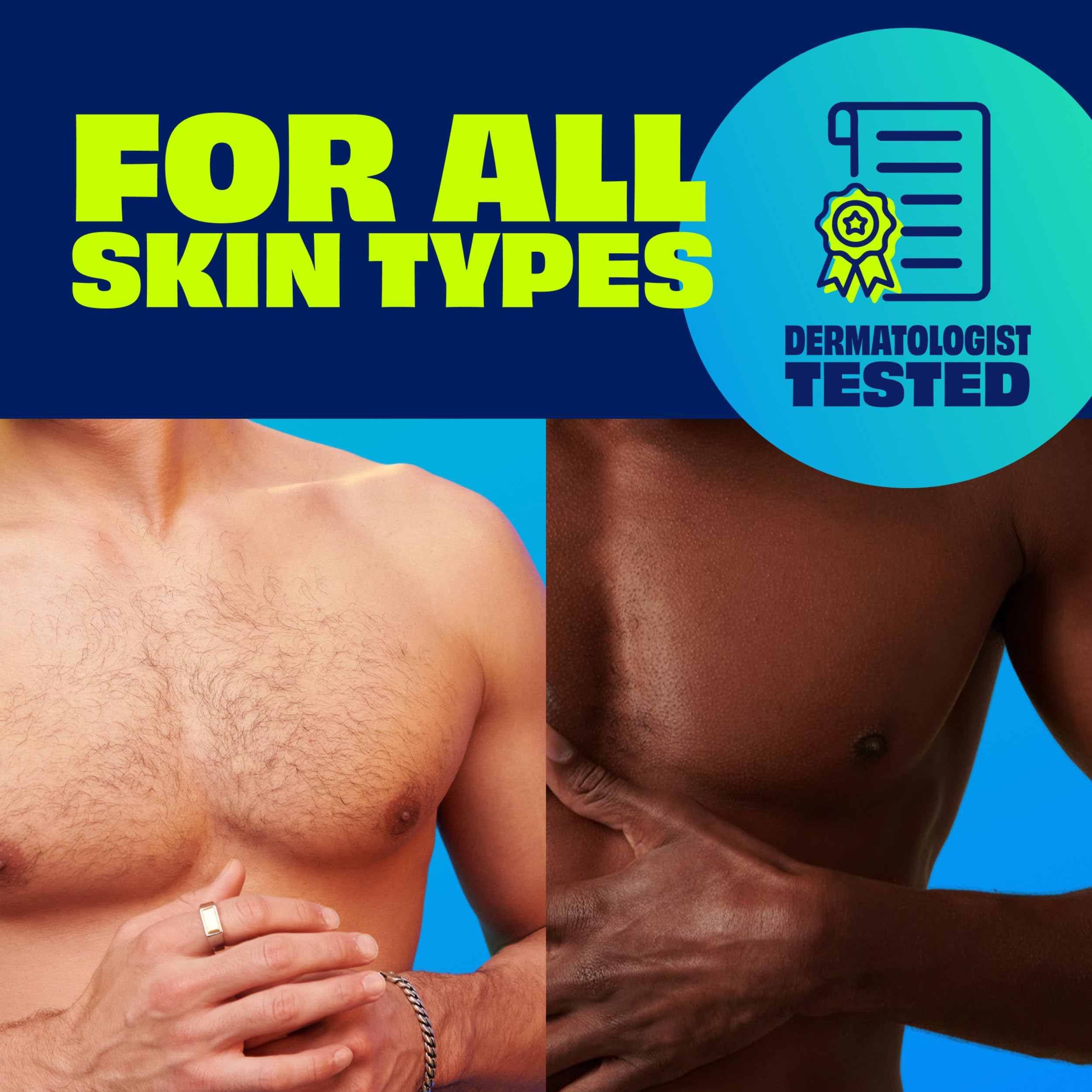 Nair Men Hair Remover Body Cream, 12 Oz | Quick & Easy Body Hair Removal, Use for Chest, Back, Arms & Legs, Removes Stubborn Short Hairs, Dermatologist-Tested