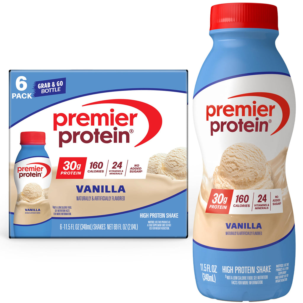 Buy now Premier Protein Shake, Peaches & Cream, 30g Protein, No Added Sugar, 24 Vitamins & Minerals to Support Immune Health, 11.5 fl oz, 12 Pack (Packaging May Vary) at indiglob india
