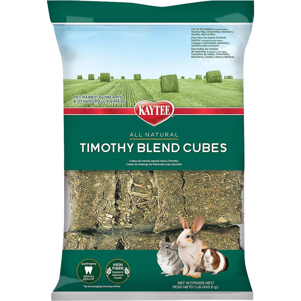 Buy now Kaytee Timothy Hay Blend Cubes for Pet Rabbits, Guinea Pigs, Chinchillas, and Other Small Animals, 1 Pound 16 Fl Oz (Pack of 1) Flavorless at indiglob india