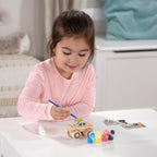 Buy now Melissa & Doug Created by Me! Paint & Decorate Your Own Wooden Vehicles Craft Kit For Kids 2 Pack – Monster Truck, Train at indiglob india