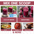 Dr. Berg Raw Organic Beet Powder from Real Earth-Grown Beets – USDA Certified Organic Beet Root Powder to Support Nitric Oxide Levels, Energy, Blood Flow, & Heart Health* – 30 Servings