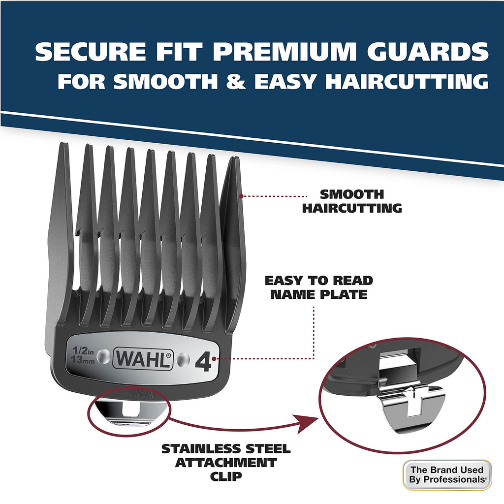 Buy now Wahl USA Elite Pro High-Performance Corded Home Haircut & Grooming Kit for Men Æ’?? Electric Hair Clipper Æ’?? Model 79602M at indiglob india