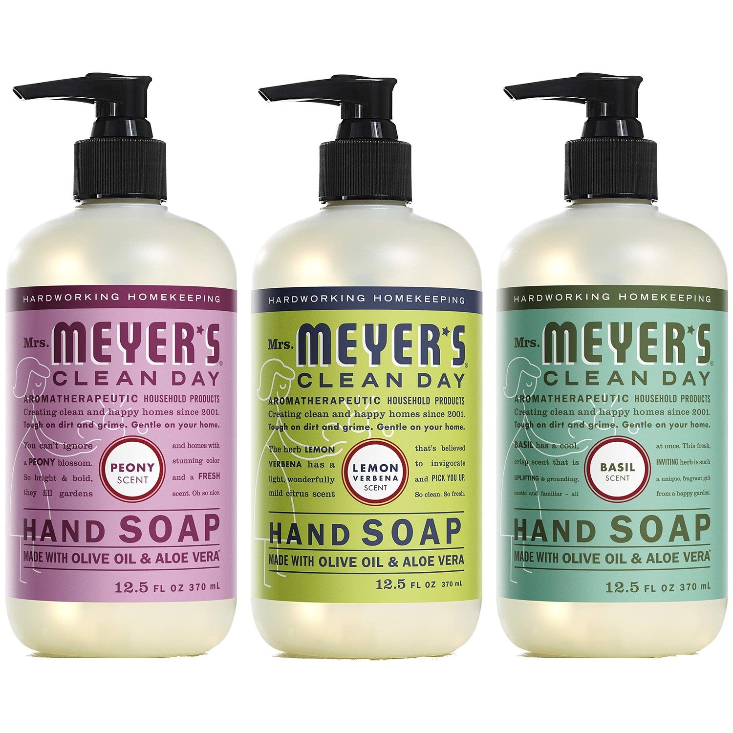 Buy now Mrs. MEYER'S Liquid Hand Soap, Cruelty Free Lemon Verbena Scent, 12.5 oz (Pack of 3) at indiglob india