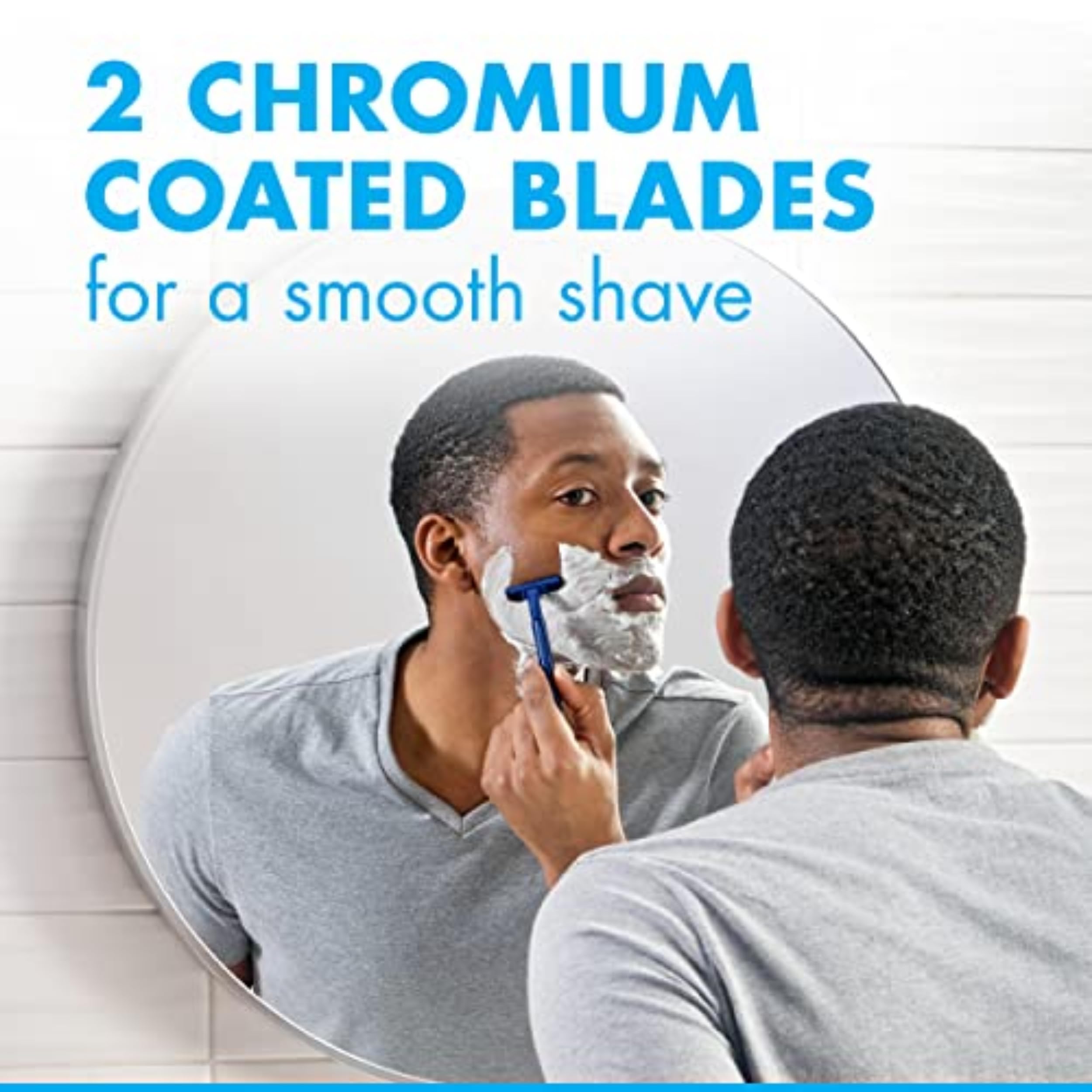 Gillette Sensor2 Disposable Razors for Men, Water Activated Lubrastrip to Help Avoid Skin Irritation, 18 count