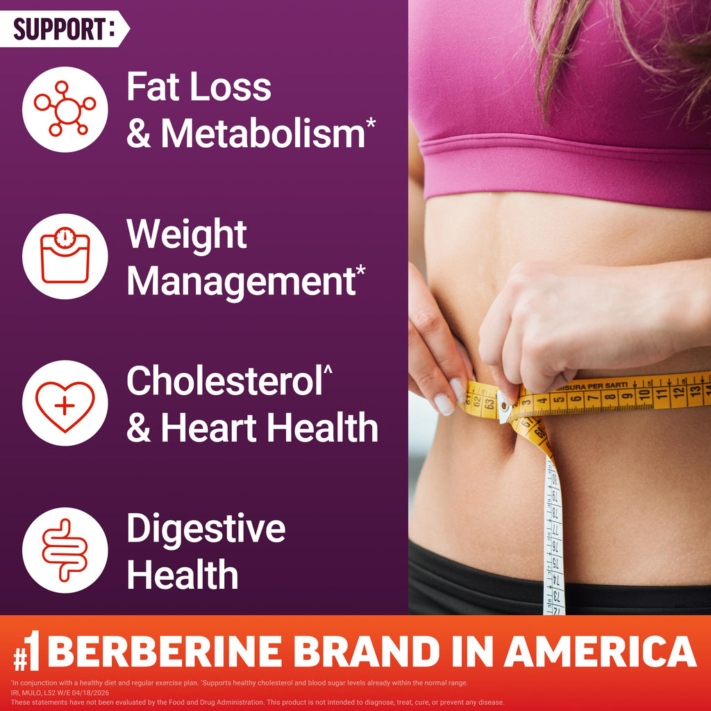 Force Factor Ultra Berberine Maximum Strength, 1200mg Berberine HCl | with Ceylon Cinnamon & Chromax Chromium to Support Fat Loss, Metabolism & Weight Management, 60 Capsules