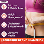Force Factor Ultra Berberine Maximum Strength, 1200mg Berberine HCl | with Ceylon Cinnamon & Chromax Chromium to Support Fat Loss, Metabolism & Weight Management, 60 Capsules
