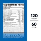 Nutricost Methylated Multivitamin 120 Capsules, 60 Servings | 23 Vitamin and Minerals Per Serving