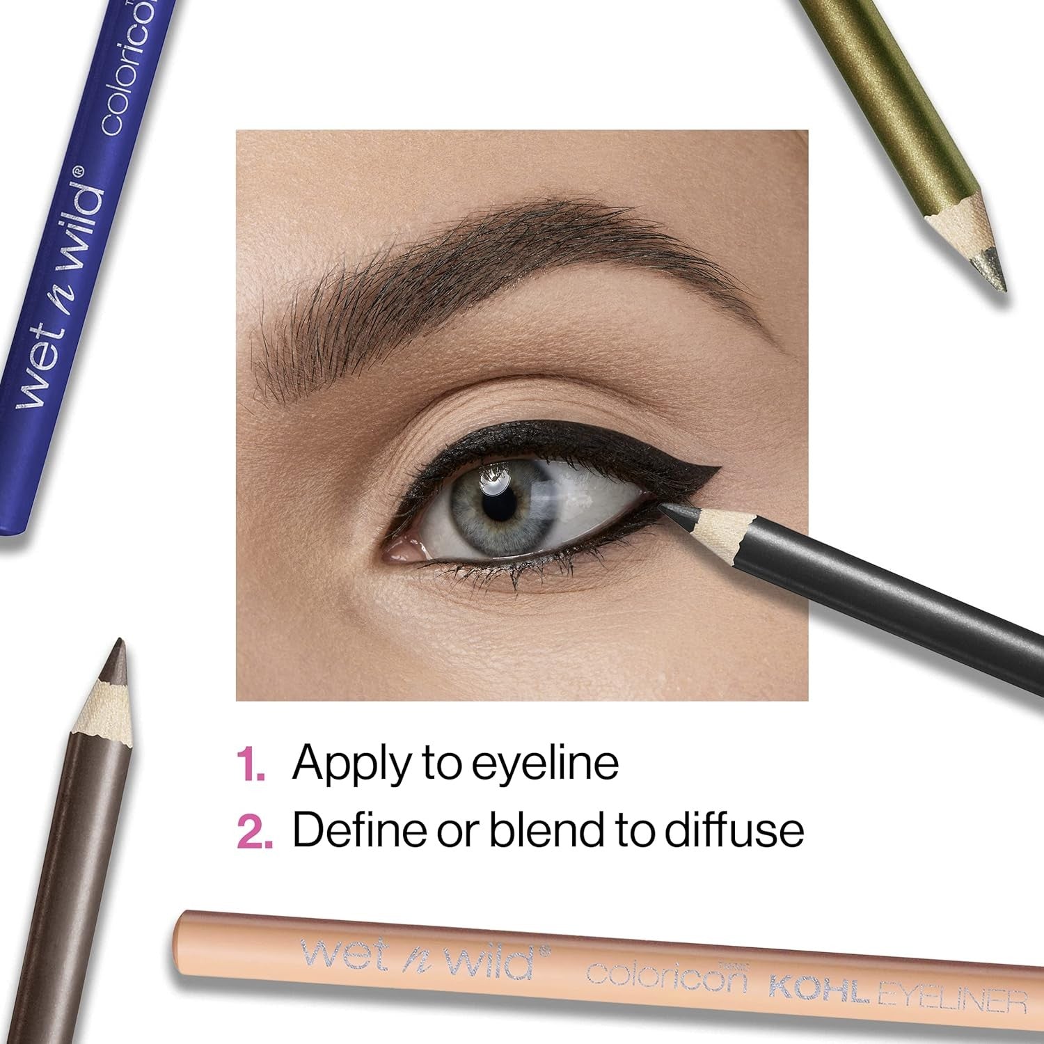 Buy now wet n wild Color Icon Kohl Eyeliner Pencil, Rich Hyper-Pigmented Color, Smooth Creamy Application, Long-Wearing Matte Finish Versatility, Cruelty-Free - Simma Brown Now! (Packaged) at indiglob india