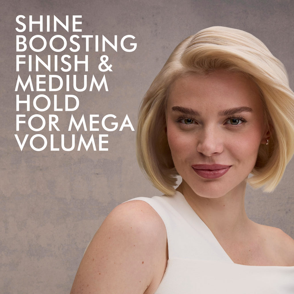 Nexxus XXL Volume Hairspray Medium Hold & Humidity Protection 10 oz | For flat hair - delivers 48 hour volume and flexible hold with shine and humidity protection.