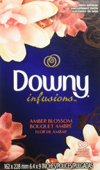 Buy now Downy Infusions Dryer Sheets Laundry Fabric Softener, Calm Scent, Lavender & Vanilla Bean, 200 Count at indiglob india