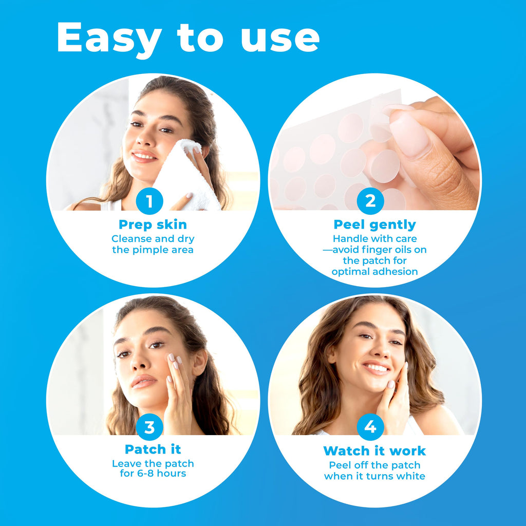 Buy now Pimple Patches for Face (120 Patches), Hydrocolloid Acne Patches with Tea Tree Oil, Pimple Patch Pimple Stickers - Hydrocolloid Patch Acne Dots - Acne Pimple Patches For Face - Zit Patches at indiglob india