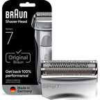 Braun Series 7 70S Electric Shaver Head Replacement Cassette – Silver | Foil and cutter set, fits select electric models, designed for a closer shave