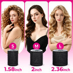 Teenitor 18Pcs Hair Rollers Set, 9 Hair Curlers for Women and 9 Hair Clips