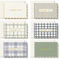 Thank You Cards Set of 30 With Envelopes and Stickers - Elegant Blank Cards