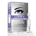 Buy now LUMIFY Eye Drops for Red Eyes, Redness Reliever for Brighter Looking Eyes, Works in 1 Minute & Lasts Up to 8 Hours, Eye Drops, 0.25 Fl Oz (7.5mL) Preservative Free Single-Use Vial at indiglob india