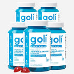 Goli Zero Sugar Ashwagandha Gummies with KSM-66, L-Theanine, Maca and Vitamin D - No Sugar Alcohols - Vegan, Keto-Friendly, Non-GMO