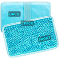 Buy now Gel Beads Ice Pack Ice Bag with Strap-1 Pack Reusable Hot & Cold Pack Compress for Knee, Shoulder, Foot, Back, Ankle, Neck, Hip, Elbow, Wisdom Tooth-7.76''x4.93''(Blue) Blue at indiglob india