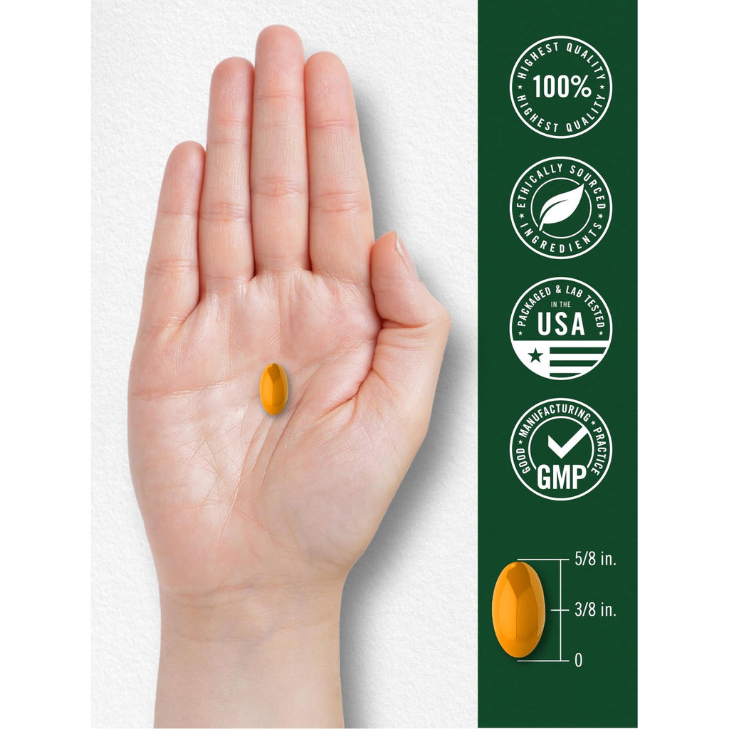 Carlyle Turmeric and Ginger Supplement | 120 Softgel Capsules