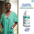 In-Cide Hospital Grade EPA Registered Disinfectant, 1 Gal + 32 oz