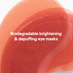 DRMTLGY Brightening Eye Masks 60 Count | Hydrogel Under Eye Patches | Depuffing, Dark circle brightening, Peptides, Caffeine, Hyaluronic acid, Niacinamide