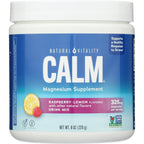 Buy now Natural Vitality Calm, Magnesium Supplement, Anti-Stress Drink Mix Powder, Original, Raspberry Lemon - 8 Ounce (Packaging May Vary) at indiglob india