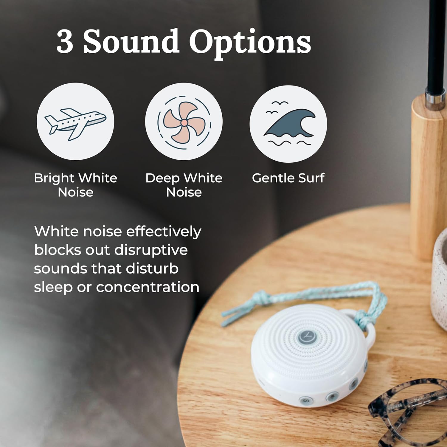 Buy now Yogasleep Rohm Portable White Noise Sound Machine, 3 Soothing Natural Sounds with Volume Control, Sleep Therapy For Adults, Kids & Baby, Noise Cancelling for Office Privacy & Meditation, Registry Gift at indiglob india