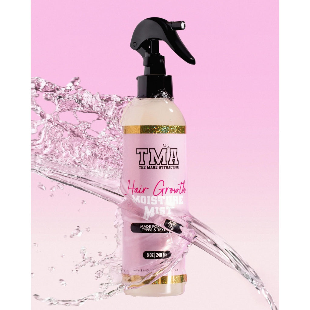 The Mane Attraction Hair Growth Moisture Mist for All Hair Types, 8 Fl Oz