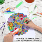 Aen Art Gel Pens for Adult Coloring Books, 160 Pack Artist Colored Gel Pen