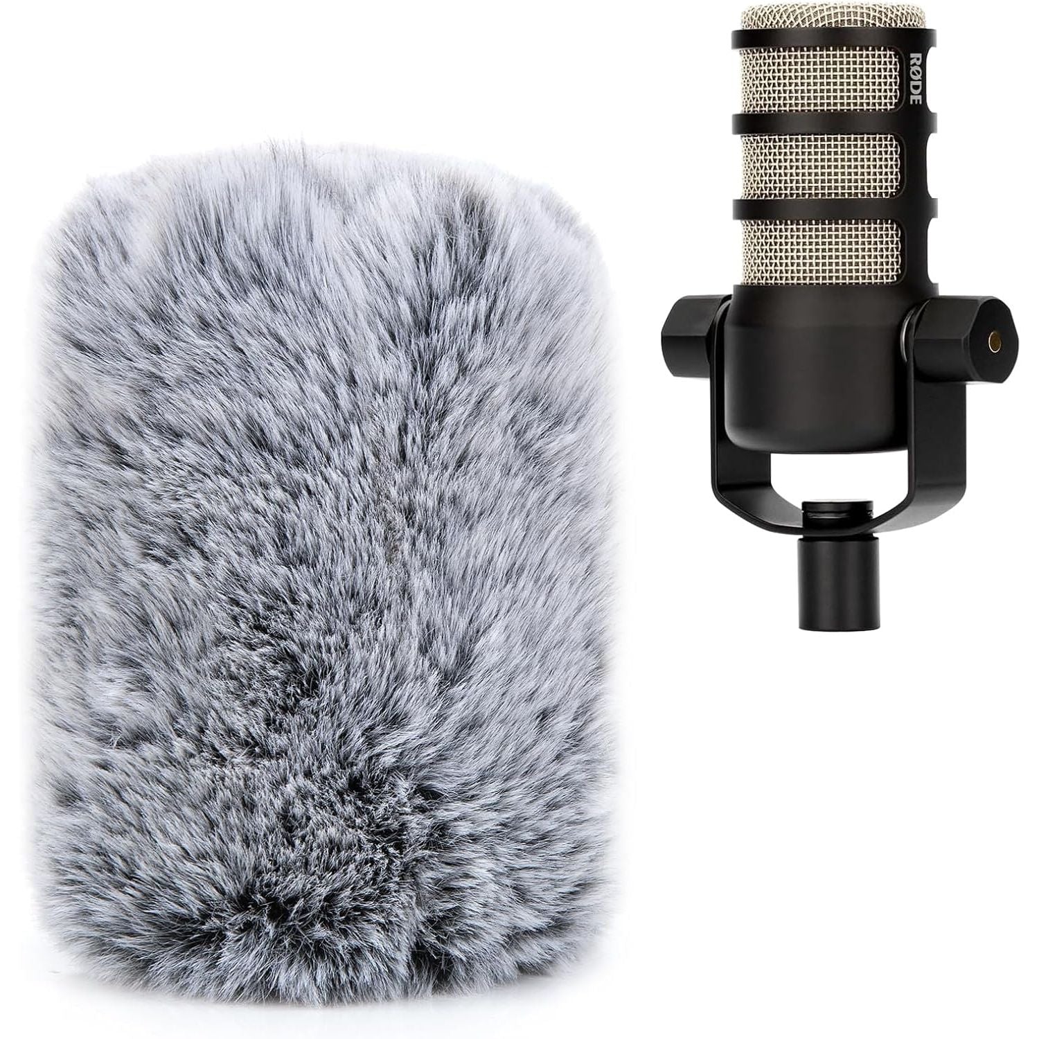 Buy now PodMic Pop Filter Foam Cover - Mic Windscreen Wind Cover Customized for Rode PodMic USB Versatile Dynamic Broadcast Microphone to Blocks Out Plosives Gray01 at indiglob india
