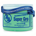Bronner Bros Maximum Strength Super Gro Hair Grease & Scalp Treatment, 6oz | Hair Dress for Dry Scalp, Breakage Support, Shine & Healthy Hair, With Coconut Oil, Vitamins, Sage & Sulfur, All Hair Types