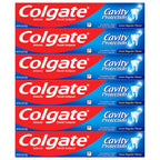 Buy now Colgate Cavity Protection Toothpaste with Fluoride, Minty Great Regular Flavor, Anti Cavity Toothpaste, 6 Pack, 6 Oz Tubes at indiglob india