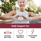 Force Factor Total Beets Blood Pressure Support & Nitric Oxide Supplement | with Beet Root Powder & Grape Seed Extract for Heart Health, Acai Berry Flavor, 120 Beet Chews, 2-Pack