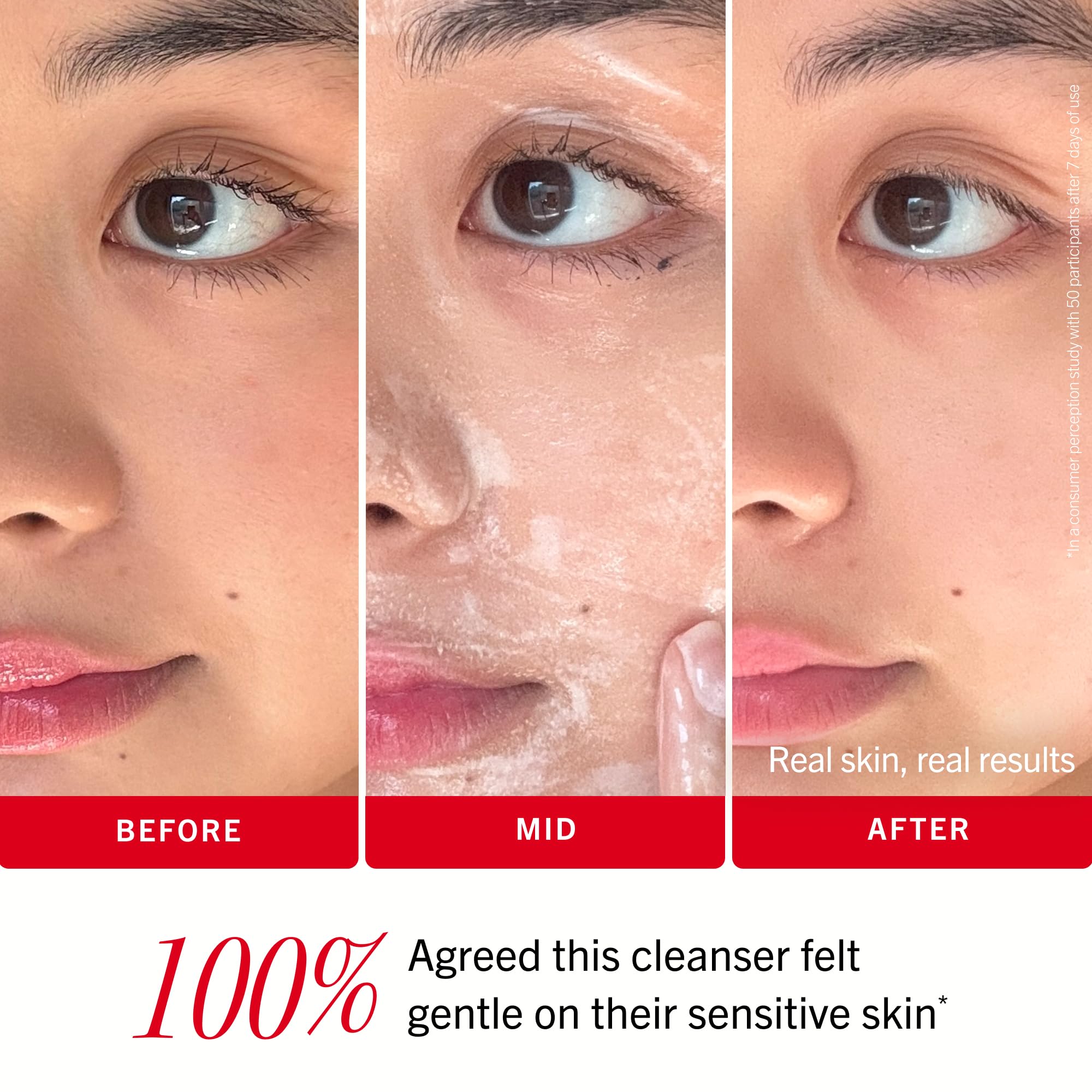 First Aid Beauty Ultra Gentle Cream-to-Foam Facial Cleanser,Makeup Removing Face Wash with Colloidal Oatmeal & Glycerin, Sensitive & Acne-Prone Skin