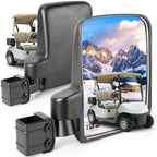 Golf Cart Side Mirrors No Drilling for Yamaha Club Car EZGO