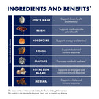 Host Defense Stamets 7, Immune Support, 120 Capsules | 7 Species Blend, Functional Mushroom for Immune Support, 60 Servings