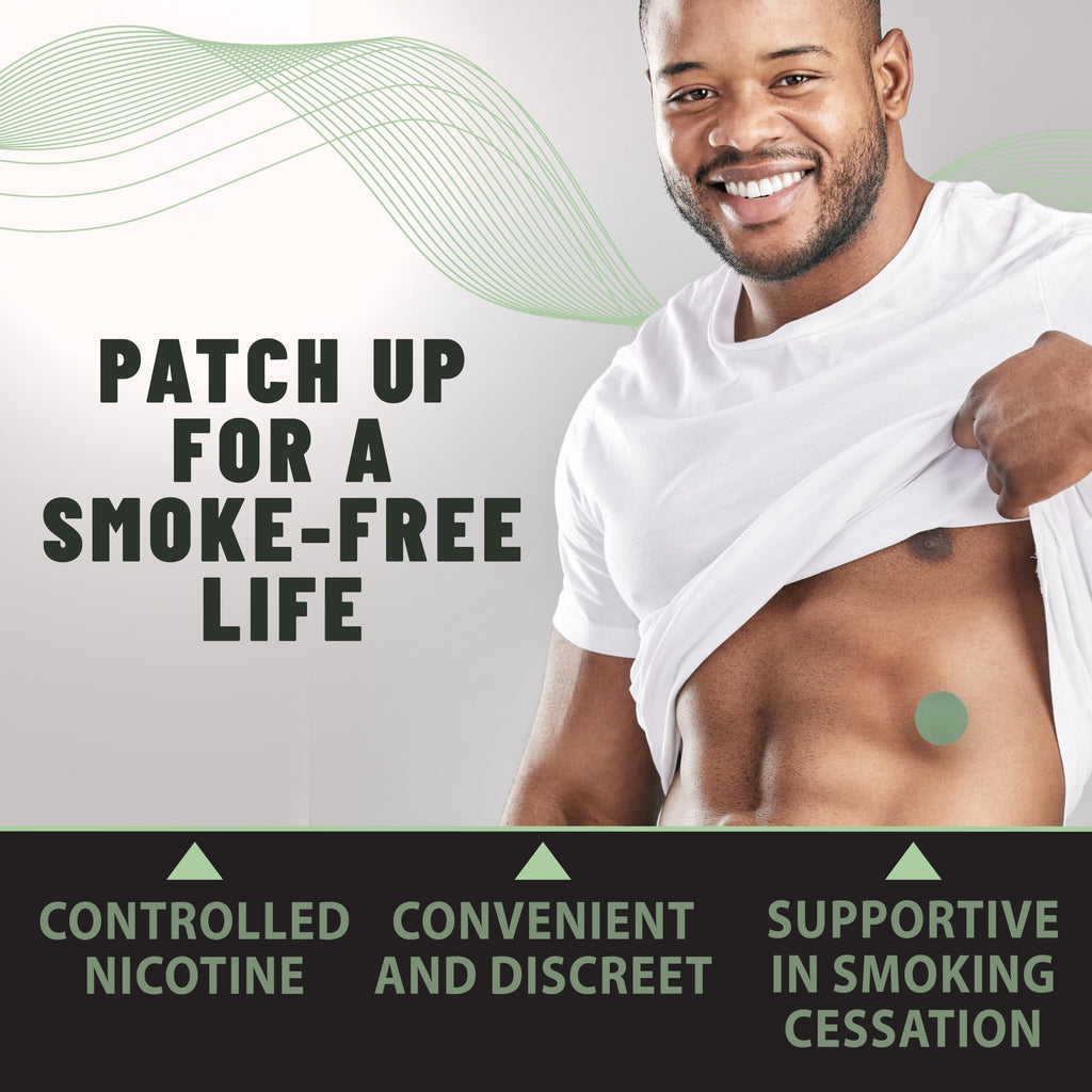 TOLEVITA Anti-Smoke Herbal Patches – Circle Shape 7mg (Green), Quit Smoking Patches to Help Reduce Cravings | Herbal Stop Smoking Aid for a Healthier Lifestyle - 30 Patches