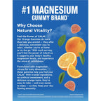 Natural Vitality Calm Magnesium Gummies | 330mg Per Serving | Orange Flavored Supplement | Gluten-Free & Vegan | 240 Count