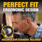 Buy now DEWALT Heavy Duty Bluetooth Jobsite Pro X2 ANC True Wireless Earbuds, Active Noise Cancelling Work Earbuds, Turn Dial Controls, 10Hr Runtime (40+ w/Case), 4 EQ Modes, IP54 at indiglob india