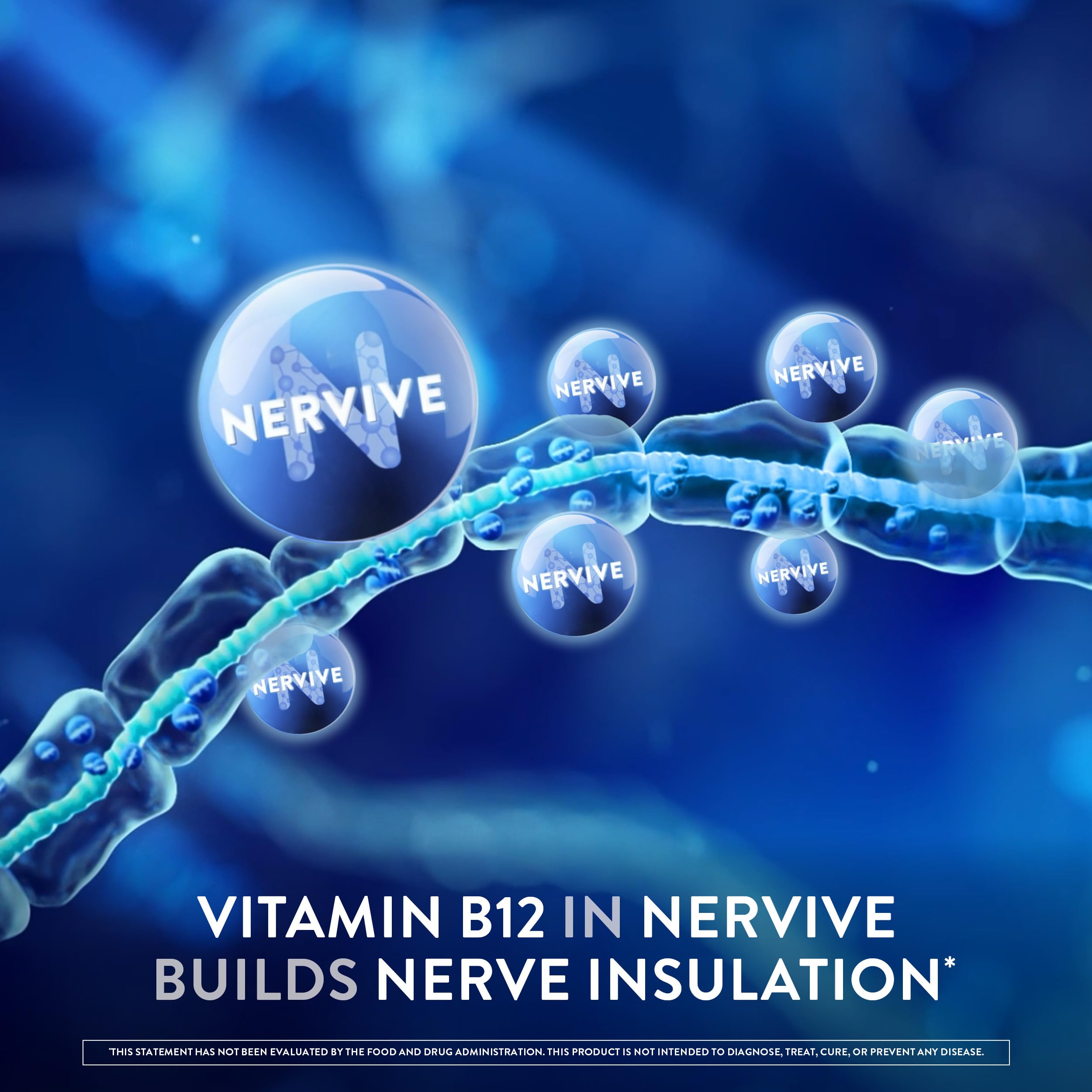 Nervive Nerve Health, Alpha Lipoic Acid, Fortify Nerve Health, Healthy Nerve Function, Healthy Blood Circulation, Supplement, Tablet, 30 Tablets