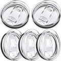 20 oz Skinny Tumbler Replacement Lids, Clear, 5 Pack