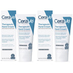 CeraVe Therapeutic Hand Cream, Hyaluronic Acid & Niacinamide Lotion, 3oz | Dermatologist-Tested Dimethicone Hand Lotion Protects Over-Worked Skin; Ideal Hand Cream For Dry Cracked Hands