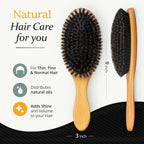 Buy now Belula Boar Bristle Hair Brush Set for Men - Soft Mens Hair Brush for Thin, Normal & Short Hair - Includes Wooden Comb, 2 Palm Brushes & Travel Bag - Best Hair Brushes for Men! at indiglob india