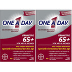 One A Day Proactive 65+, Mens & Womens Multivitamin, Supplement with Vitamin A, C, D, and Zinc to Support Bone Health & Cell Health, Calcium, Folic Acid, Tablet 150 Count