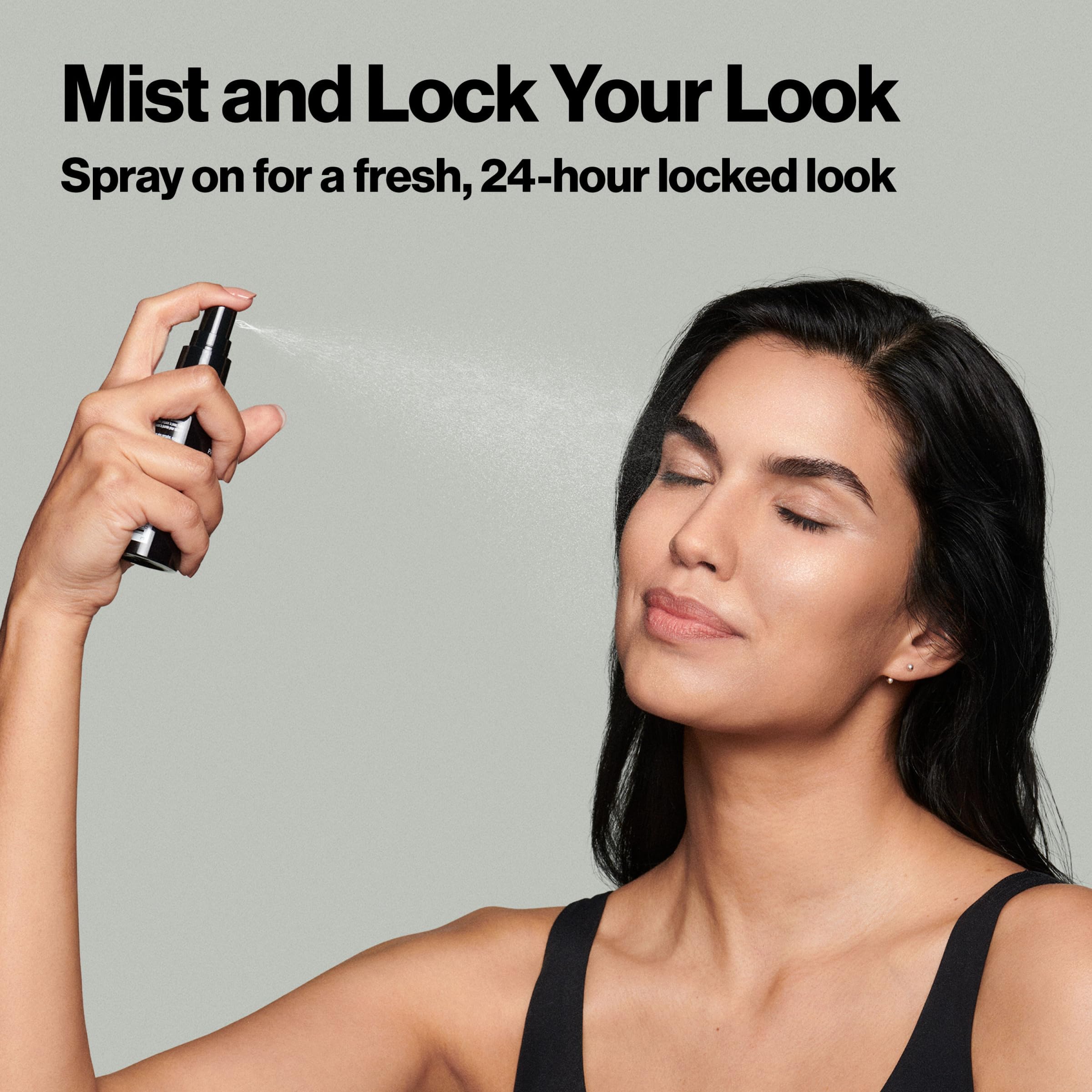 Buy now Revlon Colorstay 24 Hr Lock Setting Mist, Keeps Face Makeup from Melting & Fading, Mattifying, Blurring & Oil Absorbing Spray, Transfer-Proof & Mask Friendly, 1.9 fl oz at indiglob india