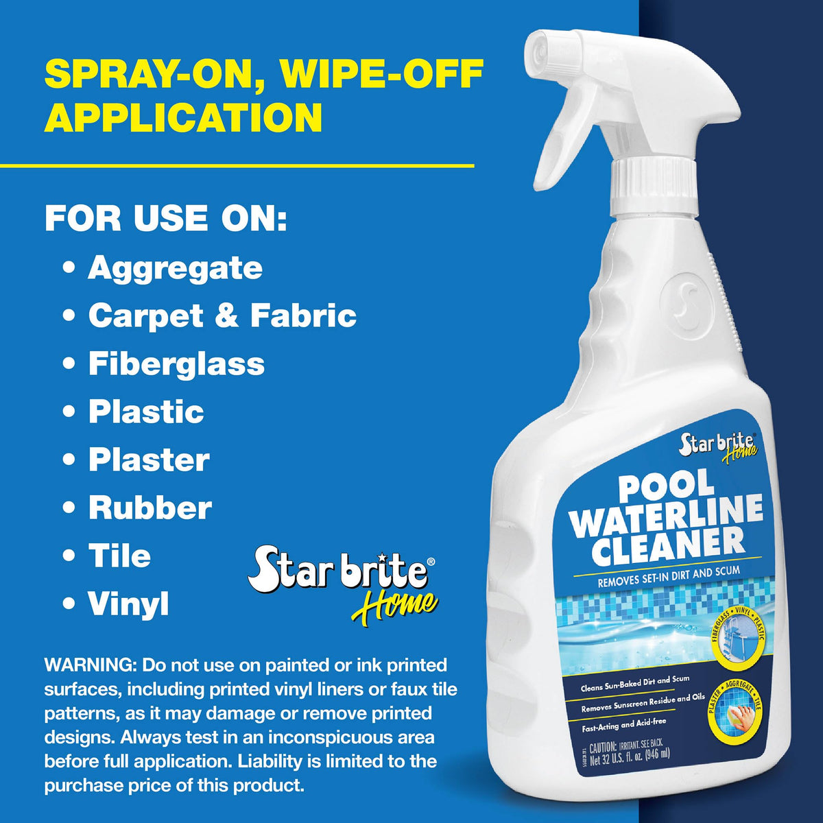 STAR BRITE Home Pool Waterline Cleaner Scum Remover